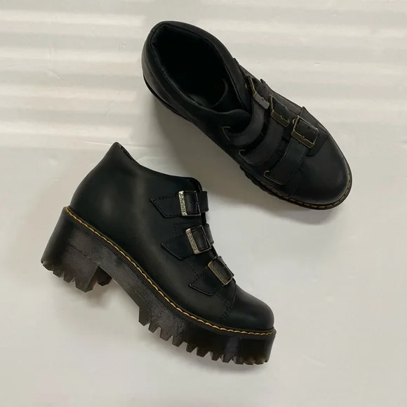 Dr. Martens Black Combat Boots - Picture 10 of 13
